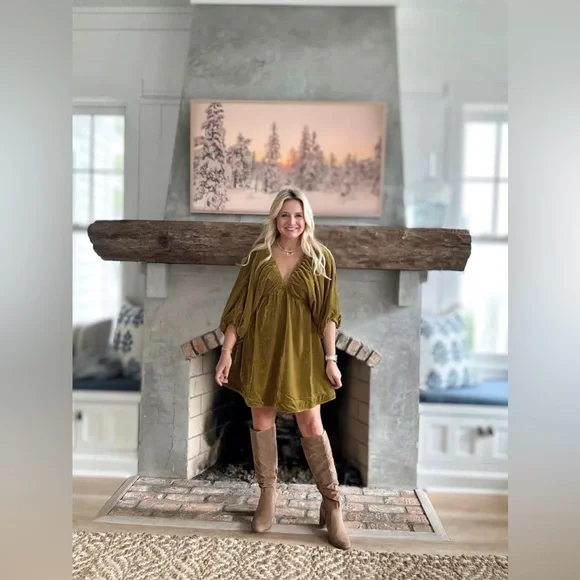 Free people Portia Velvet Mini dress - Picture 5 of 9